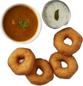 a plate of food with a bowl of sauce and a bowl of dips.jpg